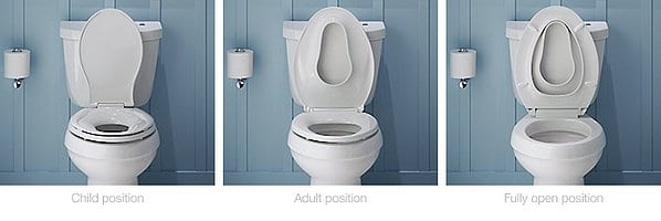 Features of the Transitions toilet seat